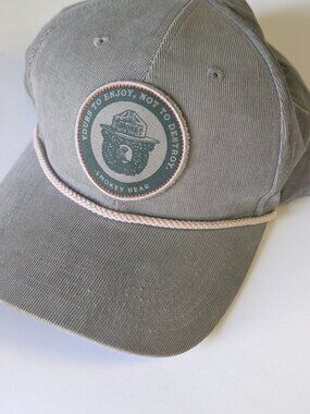 Landmark Project Yours to Enjoy Hat Not To Destroy Baseball Hat Green Olive Cap